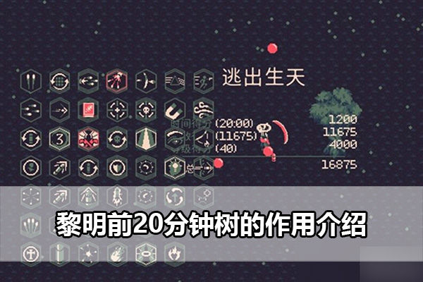 黎明前20分钟树的作用是什么