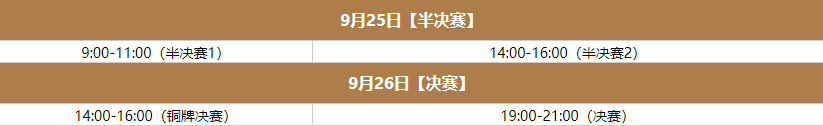 王者荣耀亚运会中国队名单 2023王者杭州亚运会赛程图表